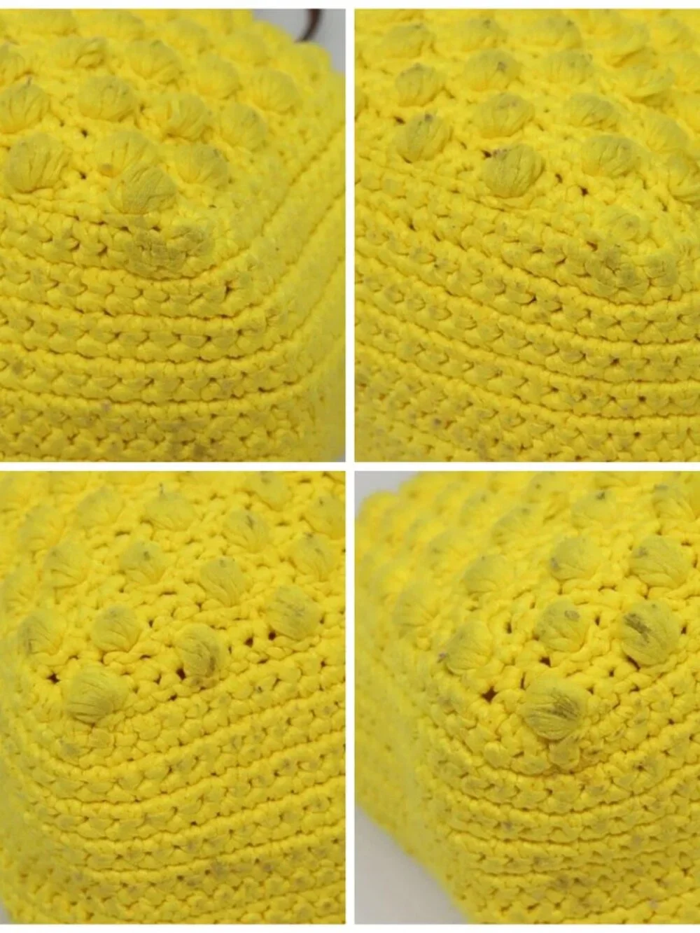 FENDI Shoulder Bag Wool Yellow Auth BD1221 - Picture 16 of 16